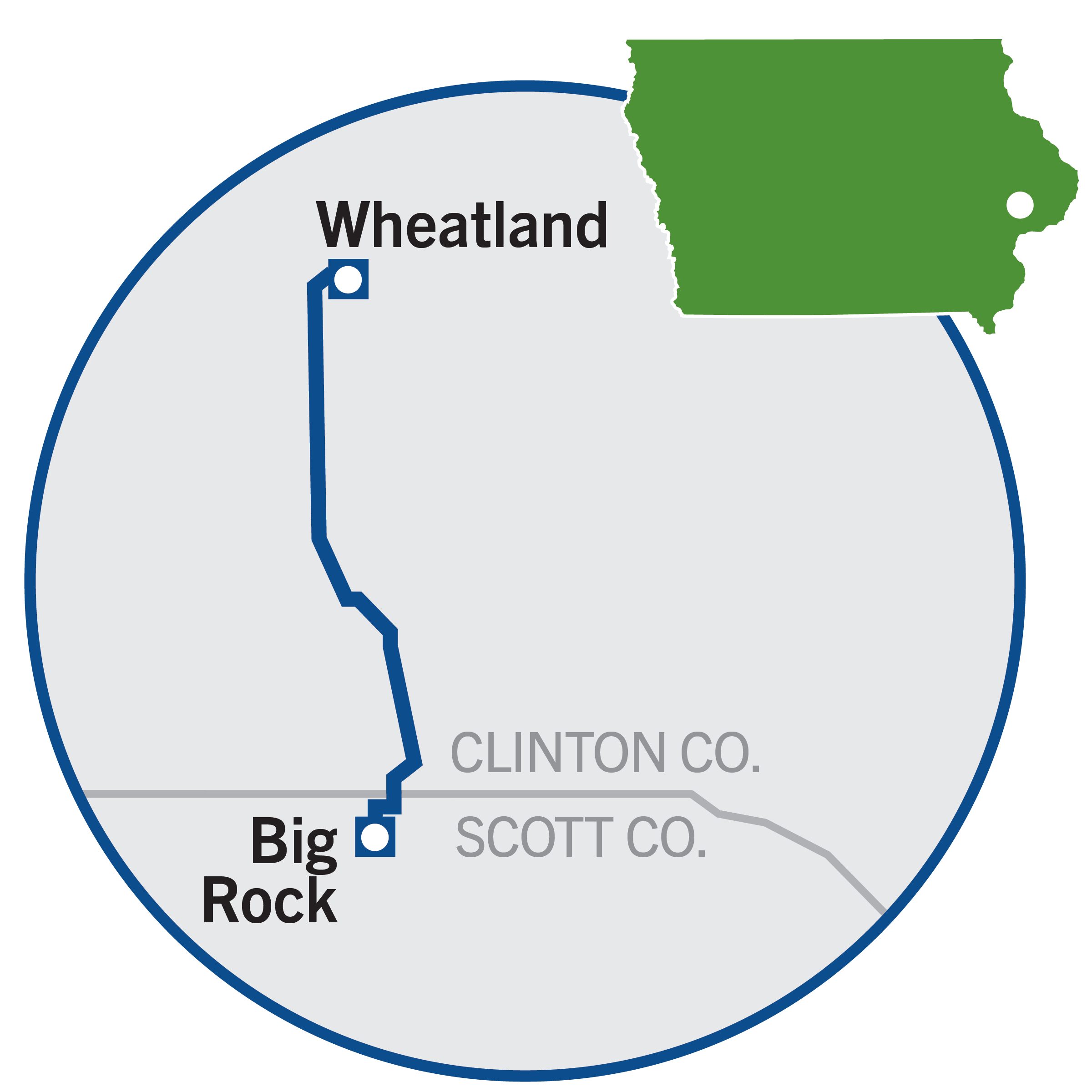 Project Map Big Rock Wheatland